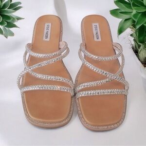 Steve Madden SPICE Bling Sandals NWT